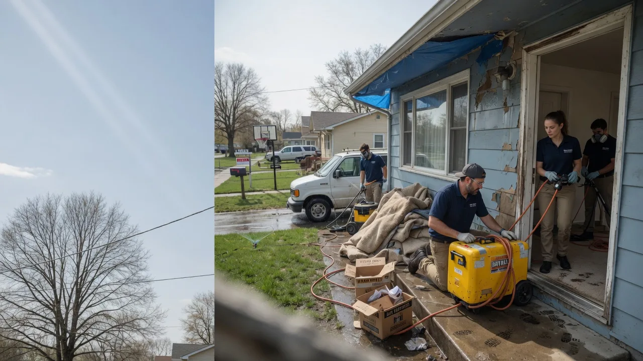 Basement Flood Cleanup in Kouts, IN near me